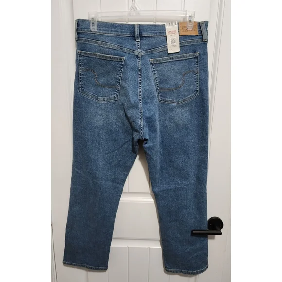 Levis signature heritage high rise straight jeans NEW NWT size 16 womens - Picture 4 of 5